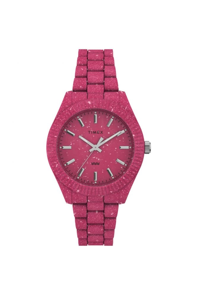 Timex  Legacy Ocean 37mm Recycled Plastic Bracelet Watch TW2V77200