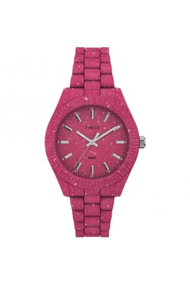 Timex Legacy Ocean 37mm Recycled Plastic Bracelet Watch TW2V77200