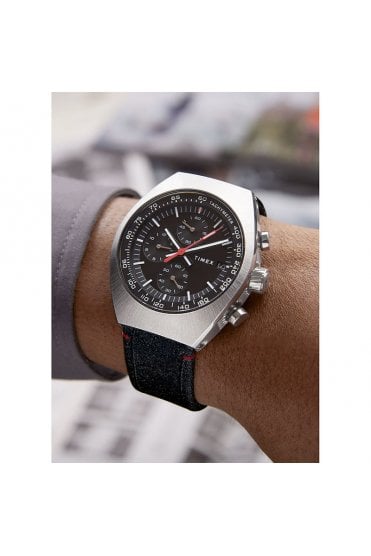 Timex Legacy Tonneau 42mm Leather Strap Watch TW2W50000