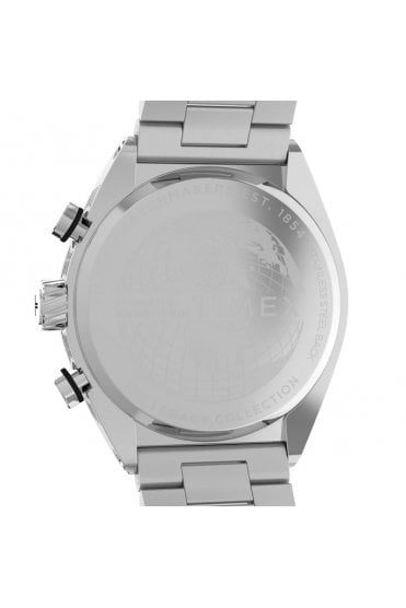 Timex Legacy Tonneau Chronograph 42mm Stainless Steel Watch TW2W22200
