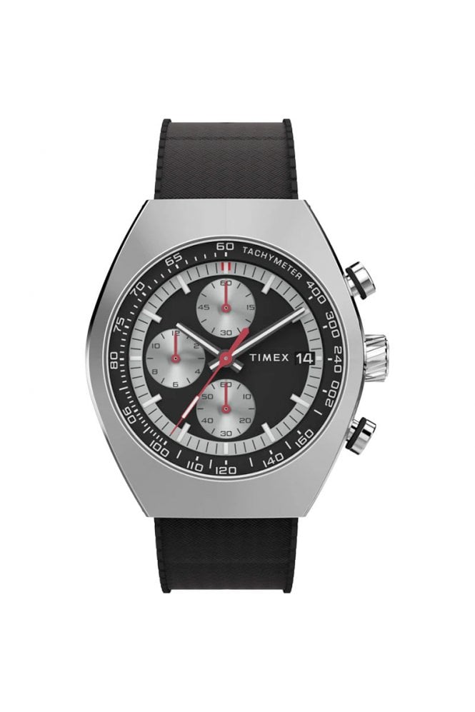 Timex  Legacy Tonneau Chronograph 42mm Synthetic Strap Watch TW2W64500