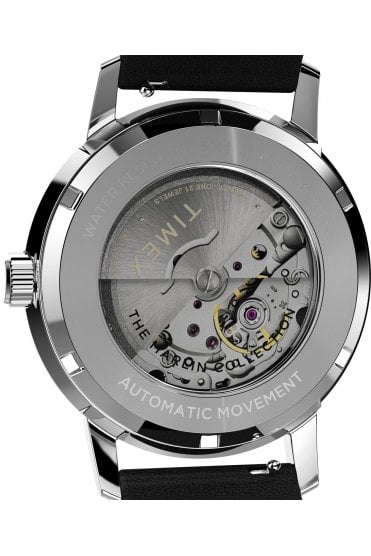 Timex Marlin Automatic 40mm Leather Strap Watch TW2W93100