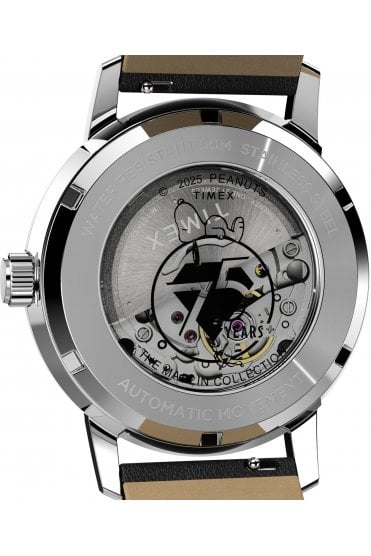 Timex Marlin Automatic Peanuts 75th Anniversary 40mm Watch TW2Y10000