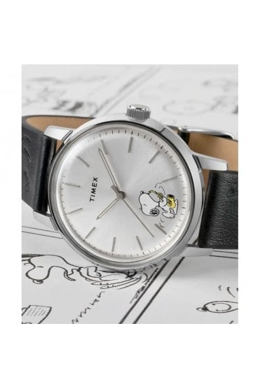 Timex Marlin Automatic x Peanuts Saxophonist 40mm Watch TW2W68800