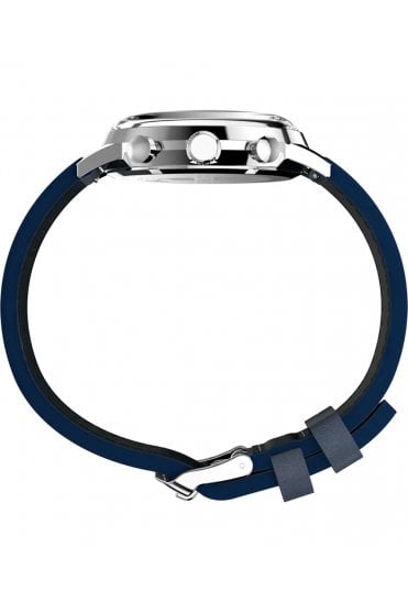 Timex Marlin Chronograph Tachymeter 40mm Leather Strap Watch TW2W99000