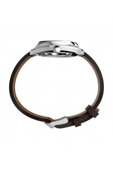 Timex Marlin Draper Automatic 37mm Leather Strap Watch TW2Y65200