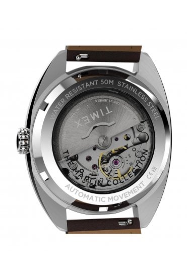 Timex Marlin Draper Automatic 37mm Leather Strap Watch TW2Y65200