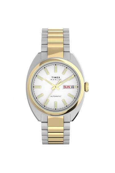 Timex Marlin Draper Automatic 37mm Stainless Steel Bracelet Watch TW2Y65100