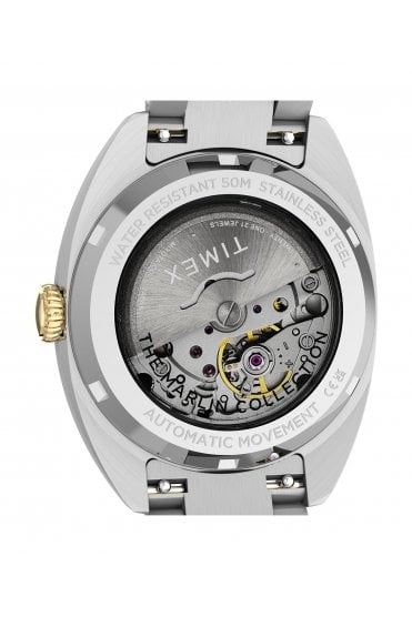 Timex Marlin Draper Automatic 37mm Stainless Steel Bracelet Watch TW2Y65100