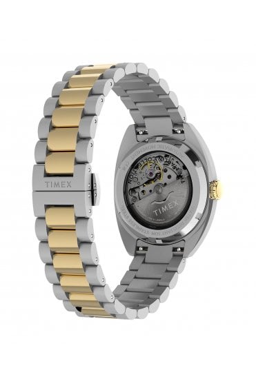 Timex Marlin Draper Automatic 37mm Stainless Steel Bracelet Watch TW2Y65100