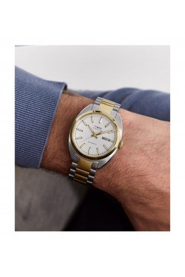 Timex Marlin Draper Automatic 37mm Stainless Steel Bracelet Watch TW2Y65100