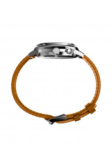 Timex Marlin Moon Phase 40mm Leather Strap Watch TW2W51000