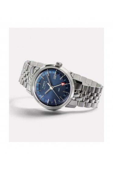 Timex Marlin Quartz GMT 40mm Stainless Steel Watch TW2Y47600