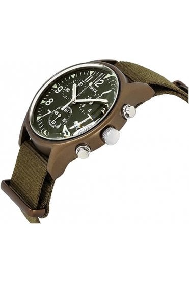 Timex Mens MK1 Chronograph Watch with Fabric Strap TW2R67800