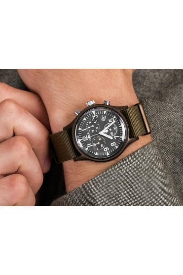 Timex Mens MK1 Chronograph Watch with Fabric Strap TW2R67800