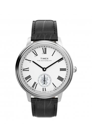 Timex Metropolitan Sub-Second 39mm Leather Strap Watch TW2Y23100