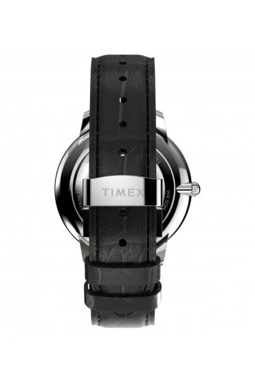 Timex Metropolitan Sub-Second 39mm Leather Strap Watch TW2Y23100