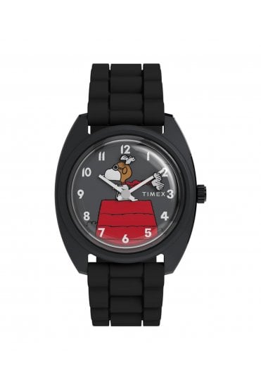 Timex Peanuts x 1979 Reissue Inspired 37mm Silicone Strap Watch TW2Y70900