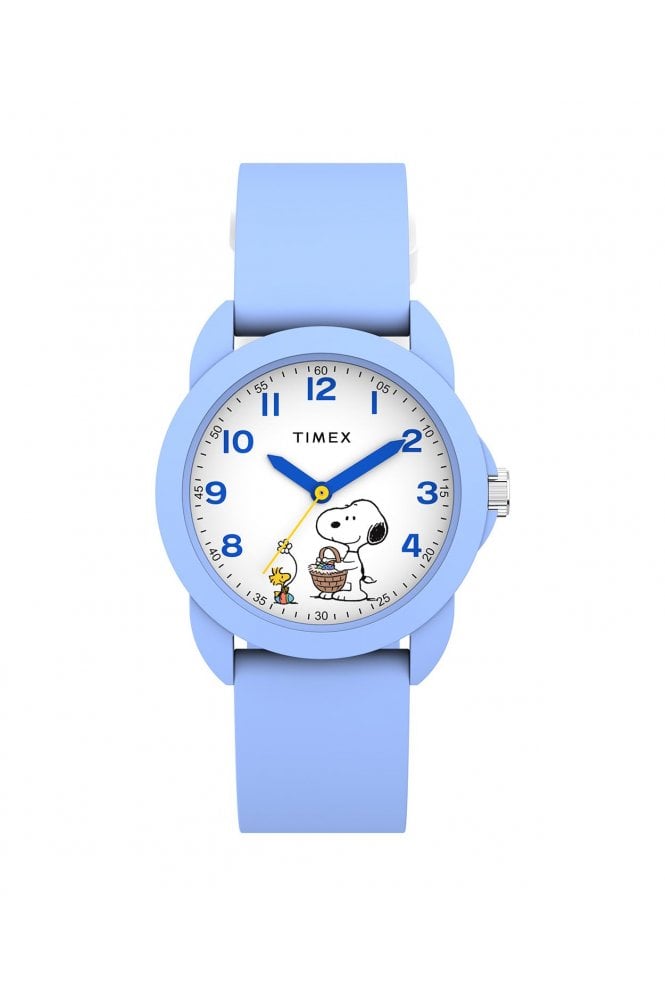 Timex  Peanuts x Kids Spring 30mm Silicone Strap Watch TW2Y51100