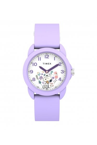Timex Peanuts x Kids Spring 30mm Silicone Strap Watch TW2Y51200