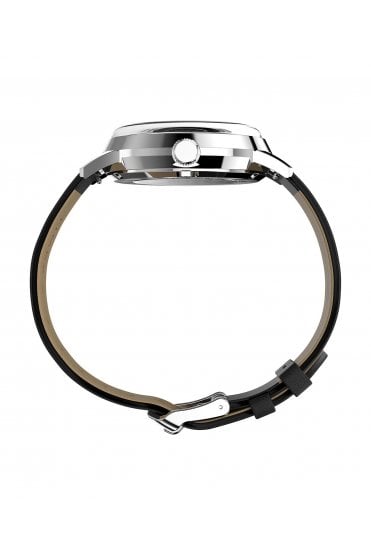 Timex Peanuts x Marlin Automatic Americana 40mm Leather Strap Watch TW2Y50300