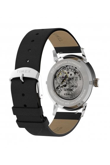 Timex Peanuts x Marlin Automatic Soccer 40mm Leather Strap Watch TW2Y53800