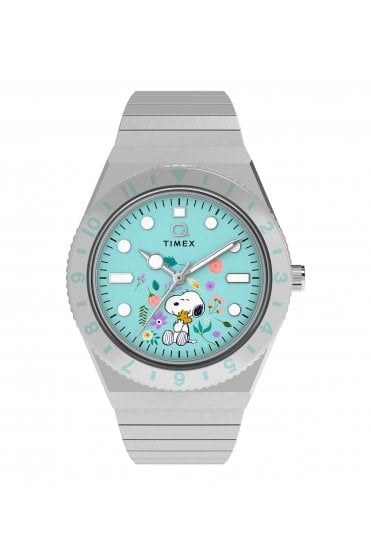 Timex Peanuts x Q 36mm Stainless Steel Expansion Band Watch TW2Y52700