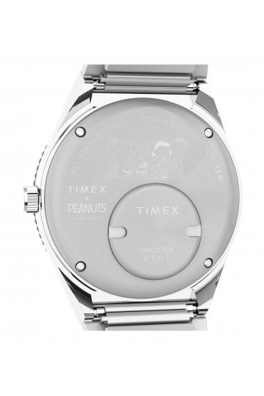 Timex Peanuts x Q 36mm Stainless Steel Expansion Band Watch TW2Y52700