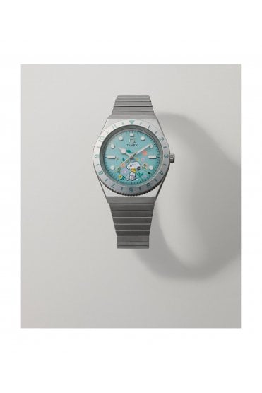 Timex Peanuts x Q 36mm Stainless Steel Expansion Band Watch TW2Y52700