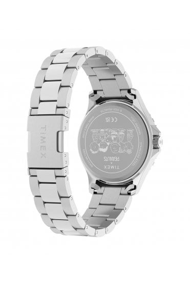 Timex Peanuts x Snoopy Soccer 41mm Stainless Steel Bracelet Watch TW2Y53900