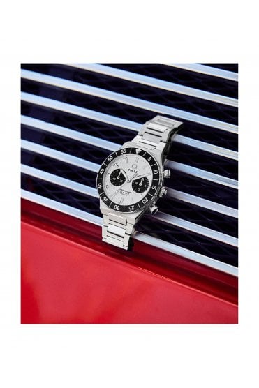 Timex Q Continental Chronograph 40mm Stainless Steel Bracelet Watch TW2Y55800