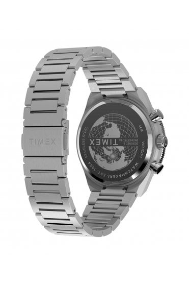 Timex Q Continental Chronograph 40mm Stainless Steel Bracelet Watch TW2Y55900