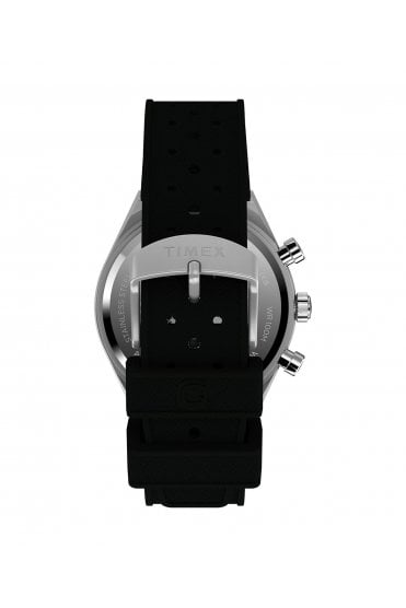 Timex Q Continental Chronograph 40mm Synthetic Rubber Strap Watch TW2Y56100