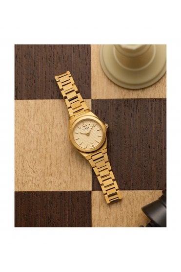 Timex Q Continental Mini 24mm Stainless Steel Bracelet Watch TW2Y68300