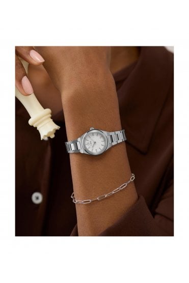 Timex Q Continental Mini 24mm Stainless Steel Bracelet Watch TW2Y68500