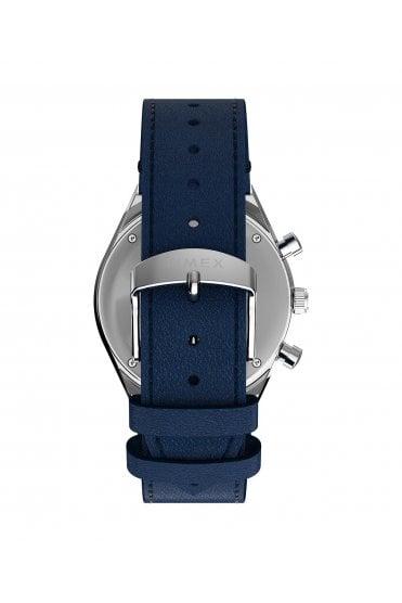 Timex Q Gents Chronograph 40mm Leather Strap Watch TW2Y36100