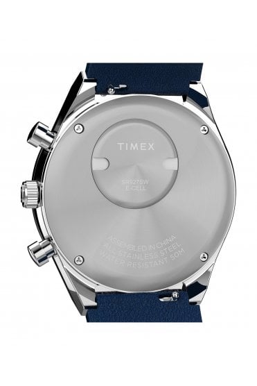 Timex Q Gents Chronograph 40mm Leather Strap Watch TW2Y36100