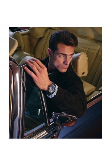 Timex Q Gents Chronograph 40mm Leather Strap Watch TW2Y36100