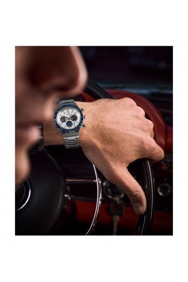 Timex Q Gents Chronograph 40mm Stainless Steel Bracelet Watch TW2Y36200