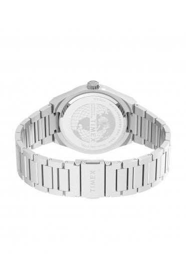 Timex Q Gents Continental Day/Date 39mm Stainless Steel Bracelet Watch TW2Y25000