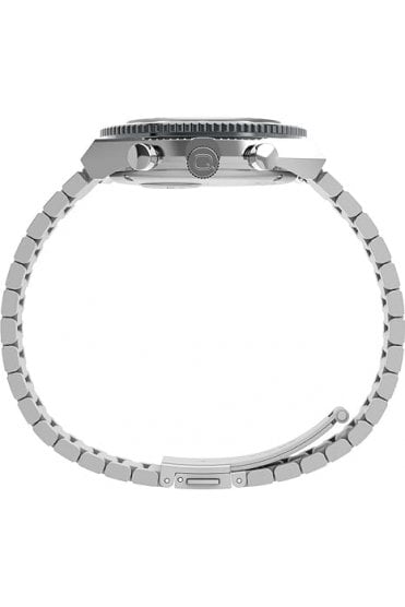 Timex Q Gents Three Time Zone Chronograph Watch TW2V69800