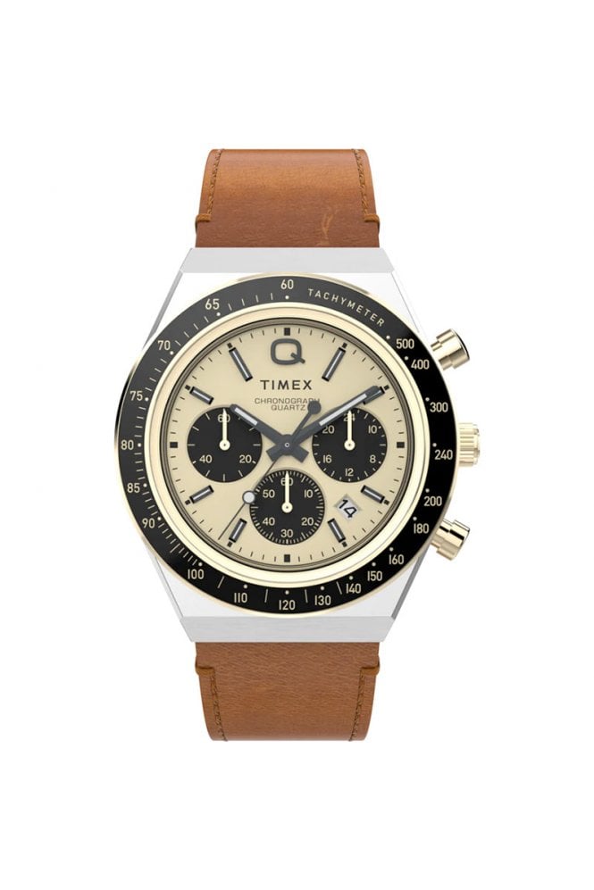 Timex  Q Mens Retro Chronograph 40mm Watch TW2W64400