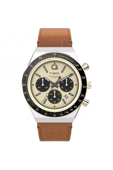 Timex Q Mens Retro Chronograph 40mm Watch TW2W64400