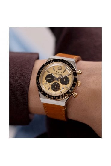 Timex Q Mens Retro Chronograph 40mm Watch TW2W64400