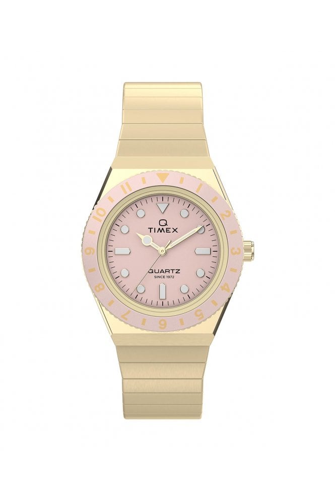 Timex  Q Mini 30mm Stainless Steel Expansion Band Watch TW2Y57400