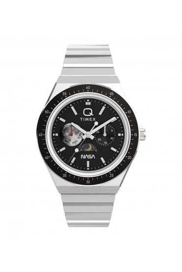 Timex Q NASA 40mm Stainless Steel Bracelet Watch TW2Y56700