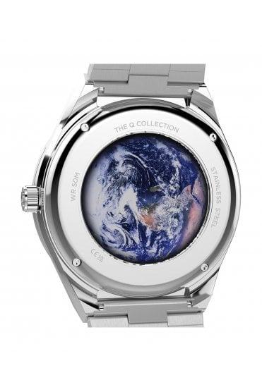 Timex Q NASA 40mm Stainless Steel Bracelet Watch TW2Y56700