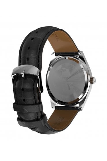 Timex Q Red Vega 1978 Reissue 38mm Leather Strap Watch TW2Y55700