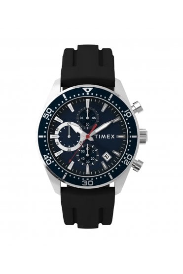 Timex Ridgefield Chronograph 42mm Silicone Strap Watch TW2Y62300