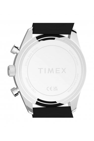 Timex Ridgefield Chronograph 42mm Silicone Strap Watch TW2Y62300